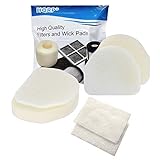 HQRP 2-pack Foam & Felt Filter Kit fits Shark Navigator NV100, NV100 26, NV105, NV106, UV300, UV300 26 Upright Vacuum Cleaner
