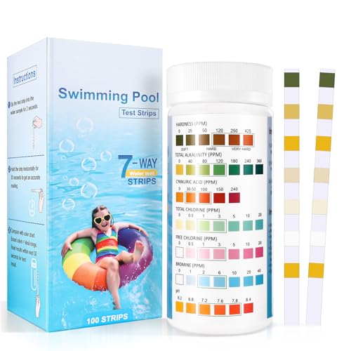 Accevo Pool and Spa Test Strips 7 in 1