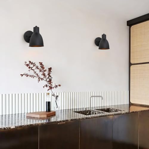 Image of Pathson Dimmable Wall Sconce Lighting with Adjustable Light Head, Vintage Metal Wall Vanity Lighting, Hardwired Bedside Wall Light Lamp for Bedroom Living Room Bathroom Dining Room Study Room