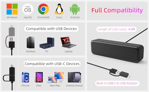 YOFANQI Computer Speakers for Desktop PC YFQ50A2C の商品画像 3
