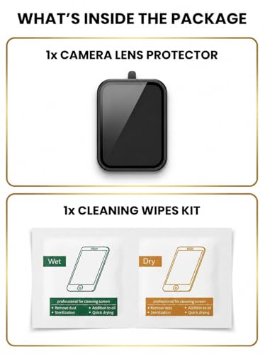 Image of FIRST MART Black Camera Ring Guard Protector for Realme 15X | Tempered Glass with Metal Alloy Rings, HD Clear, Scratch Resistant, Case-Friendly | Pack of 1