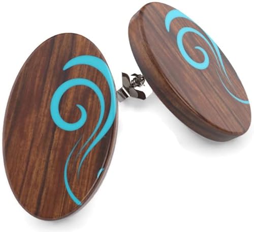 Wood Earrings - Wood Earrings - Womens Earrings - Unisex Earrings - Mens Earrings - Wood Stud Earrings-Made In Usa #TOP11