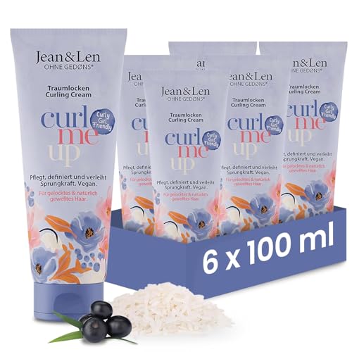 Crema moldeadora para cabello rizado Jean & Len, el secreto vegano para lucir ondas perfectas