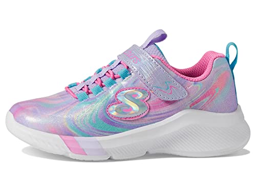 Skechers Kids Girls Dreamy Lites Sneaker, Lavender/Multi