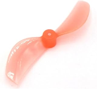 MeVCWF Compatible con 4 Pares de hélices de Doble PC de 45 mm (1 mm y 1,5 mm), Piezas for dron RC FPV Racing Freestyle de 1,8 Pulgadas con palillo de Dientes.(Macho Pink 1.5mm)