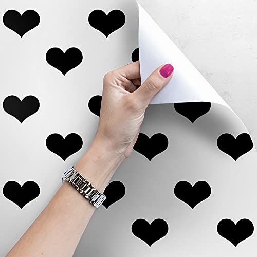 Papiers peints muraux cœurs minimalistes 290x290cm décoration tendance - 4