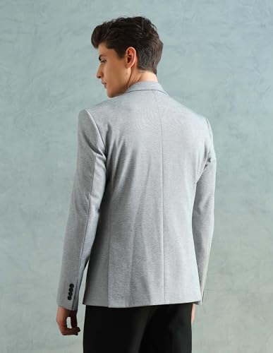 Image of Arrow Men's Zero Calorie Slim Fit Textured Blazer