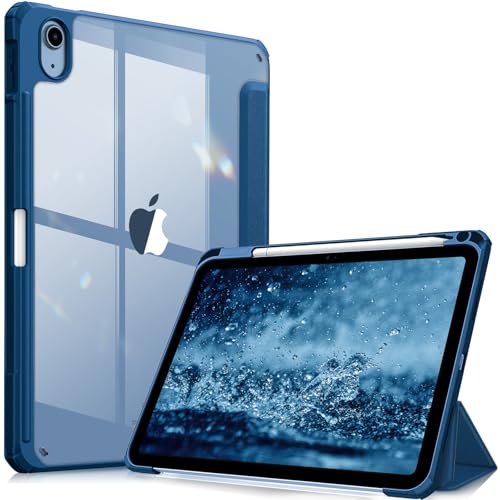Fintie Hybrid Hülle für iPad (A16) 11 Generation 11 Zoll 2025, iPad 10 Generation 10.9 Zoll 2022 mit Stifthalter - Stoßf...