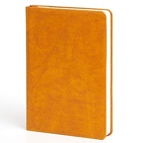 Leather Notebook Journal Blank Writing Paper 320 Pages+ Marble Hardcover A5 6.1x 8.8