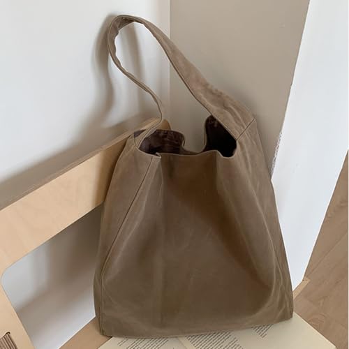 Bolso Hobo de Ante con Estampado Leopardo para Mujer miniatura 6