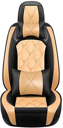 Super PDR Car Seat Cover 10 PCS Universal Seat 5 Leather Full Cushion Car Seat Size Pillow for Trucks SUVs D