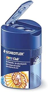STAEDTLER 512 128 Double Hole Tub Triangular Sharpener