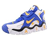 Nike Men's Basketball Shoes, Multicolour (White/Laser Orange-Racer Blue-Black 100), 7 UK