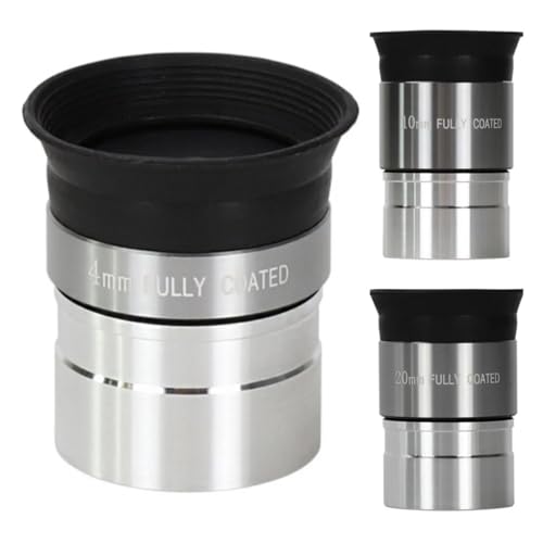 Ocular de telescopio de 4mm 10mm 20mm para noches de observación astronómica y acampadas en familia