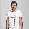 lepni.me Mens T-Shirt Chrsitian Scripture Bible Verse Graphic Cross Religious Gift (L Black Multi Color) #2