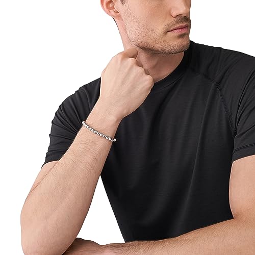 Image of A|X Armani Exchange Stainless Steel Chain Bracelet for Men