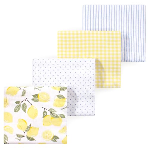 Image of Luvable Friends Little Treasure Flannel Receiving Blankets 4pk