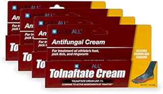 (4 Pack) CareALL® 1.0 oz. Antifungal Tolnaftate Cream USP 1%, Compare to Tinactin, Athlete’s Foot Cream