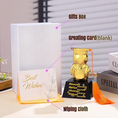 Ornalrist BIYEJIN-HEILT Graduation Gifts 2024 Crystal Graduation Golden Statue Award thumb #5