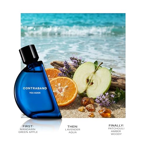 Image of Contraband Eau De Parfum - You Again | Aquatic, Musk and Amber Fragrance Notes | Aquatic Fresh & Long Lasting Spray Perfume For Men & Women | 100 ml