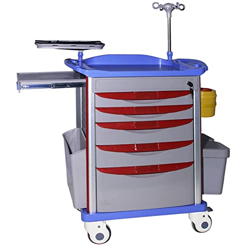 Emergency Cart , Medical Crash Cart with Emergency Accessories