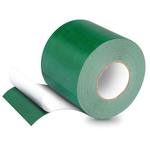 HONGTAISHENG-reparatietape voor stofdekzeilen, zeildoekpatches, zeildoektape, 10M*8CM, voor vrachtwagenzeildoek, luifel, tent, Groen, PVC
