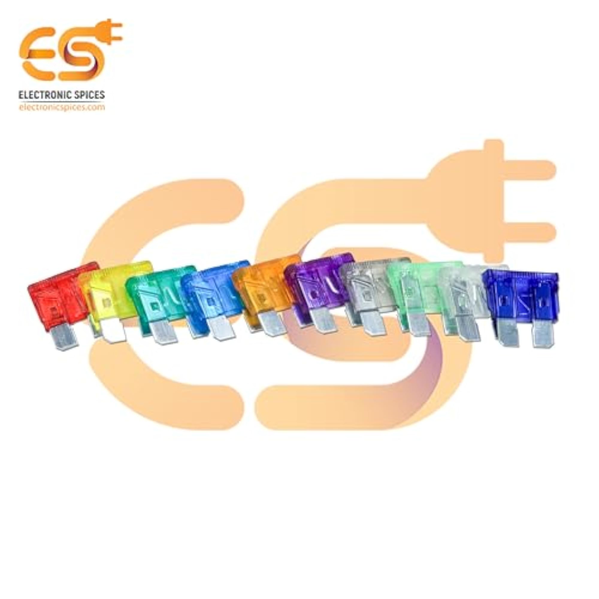 Combo of ATC Automotive Metal Blade Fuse, 100 pcs