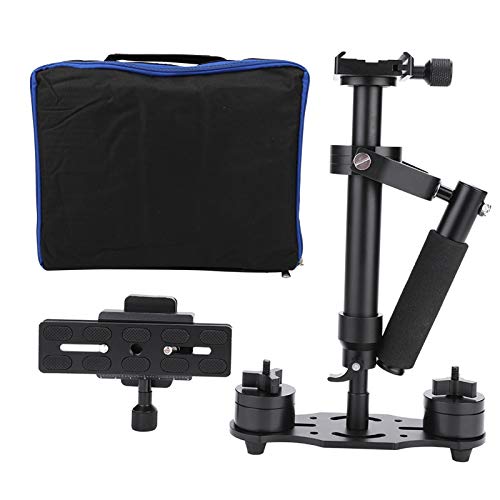 Stabilisateur en Alliage D'aluminium avec Vue Panoramique Fluide à 360 °, Stabilisateur Portatif à Une Seule Main pour Smartphones, Appareils Photo, DV