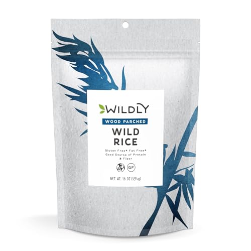 Wildly Organic Wood Parched Wild Rice 16 Oz, 1 lb