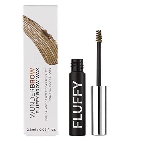 Wunderbrow Fluffy Brow Wax, 16 hour hold, Smudgeproof and Water resistant, Shade: Blonde