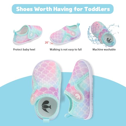 FEETCITY Baby Boys Girls Water Sport Shoes Barefoot Kids Aqua Socks Quick-Dry Beach Swim Pool Shoes3