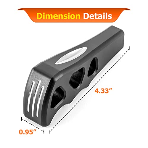 Weisen Utv X3 Shift Knobs, Aluminum Gear Selector Shifter Knob Grip Compatible With 2017-2023 Can-Am Maverick X3 Max Turbo R Xds Xrs Xmr Xrc All Models #TOP3