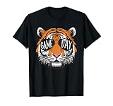 Tigers with Game Day Glasses Game Day T-Shirt