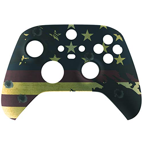 Extremerate Us Flag The Stars & Stripes Soft Touch Front Housing Shell Faceplate For Xbox Series X And Xbox Series S Controller Custom Accessories - Controller Not Included #TOP7