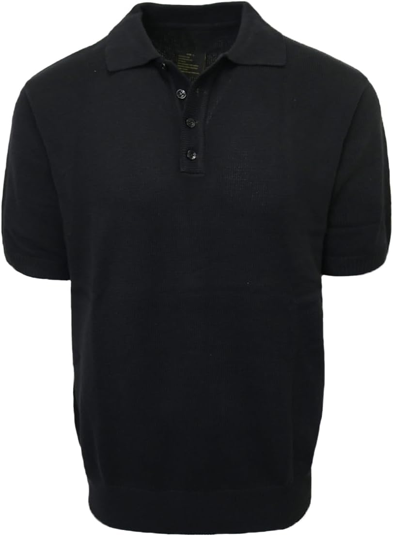 URBANJ Men's Charlie Brown Shirt Short Sleeve Striped Knit Polo Shirts