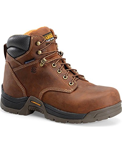 Carolina Men's Waterproof Crazy Horse Broad Toe Boot CA5020-8D
