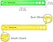 Flexible Rulers 12 Inch 4 Pieces Student Transparent Rulers for School Rulers for Student Shatterproof Plastic Rulers Office Ruler Straight Soft Ruler, Dual Side Rulers