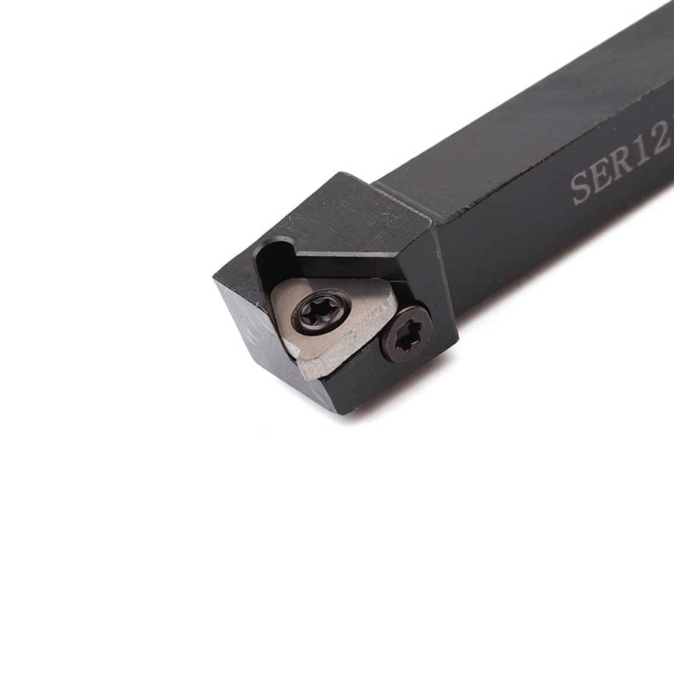 1pc SER1616 SEL1212H16 SER1010H11 External Threading Turning Tool Rod SER2020K16 SER2525M22 CNC Lathe Turning Tool Holder,Boring Bar(SEL,1010H11)