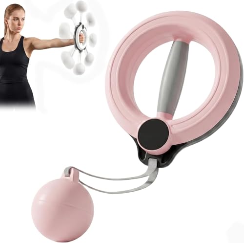 Infinity Arm Hoop, Appareil de Musculation Intelligent pour Les Bras, avec Suivi numérique, Rotation à 360° et manivelle pour Un entraînement Complet des Avant-Bras à Domicile (B)