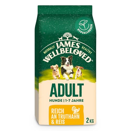 James WELLBELOVED 2kg Hund Trockenfutter Truthahn & Reis