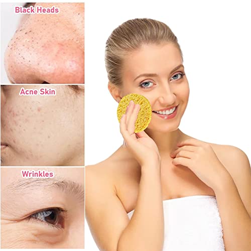 Ereqeip Spugne per il viso, spugne naturali per la...