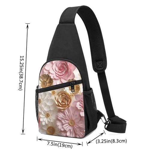 Sac à dos bandoulière à motif papillons violets stylé et compact