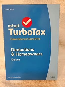 CD-ROM Turbotax 2014 Deluxe Tax Software CD FEDERAL RETURNS ONLY [PC & Mac] [Old Version] Book