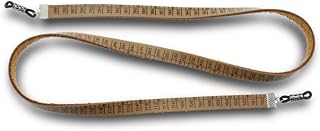 Cordón para Colgar Gafas - Diseño de Cinta Métrica Lorenzo Caprile - Ajustable - Para todo Tipo de Gafas - Materiales Resistente