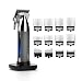 BaByliss Super-X Metal Series Cordless Hair Clipper, Japanese Steel Blades, 10 Comb Attachments, Black
