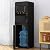 Muhub Bottom Loading Water Cooler Dispenser, 3 Temperature Settings - Hot, Cold & Room Water, Holds 3 or 5 Gallon Bottles, with Anti-Scalding Design, Storage Cabinet & Child Safety Lock, (Black)