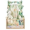   PIIOSER-Baby-Shower-Crate-Closet-Multifunctional-Wooden-Acrylic-Visible-Baby-Storage-Crate-with-Handle-Newborn-Welcome-Gifts-Basket-for-Boys-Girls-Pregnancy-Gifts-for-New-ParentsBeige