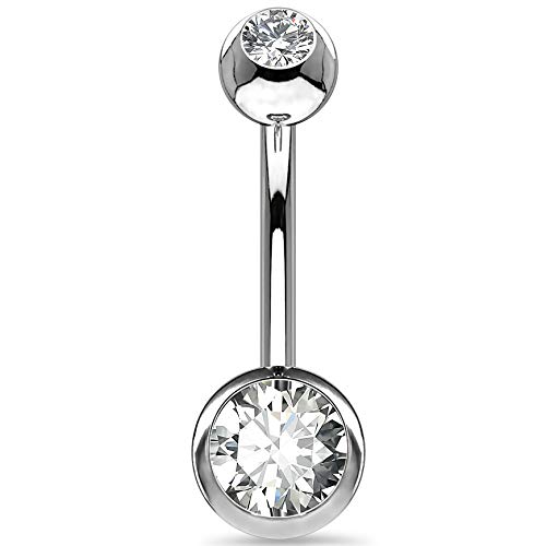 OUFER 14MM Belly Button Rings G23 S…