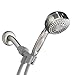 Waterpik TRS-559 Shower Head High Pressure 5-Mode Power Spray, 2.5 GPM, Brushed Nickel Hand Held With Hose