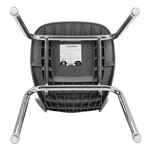 Learniture Shapes Series School Chair, 14" Seat Height, Graphite, Lnt-Inm3014Gt-So (Pack Of 4) #TOP6